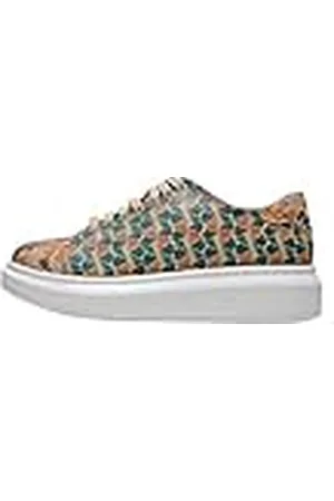 Dogo Myra, Zapatillas de Mujer, Texture, Zapatos Veganos Estampados,36 EU