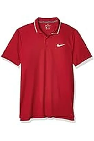 Nike M Nkct Dry Polo Team Camiseta, Hombre, Gym Red/White/ (White), S