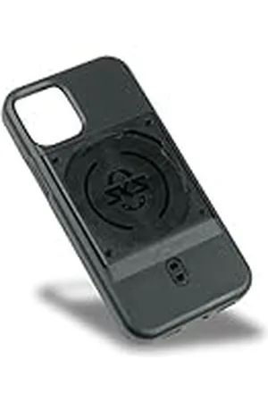 SKS Germany COMPIT Cover para iPhone 12 Mini, Funda de teléfono móvil con Dispositivo de fijación (Compatible con el Sistema COMPIT, de plástico de 2 componentes Resistente al Desgaste), Negro