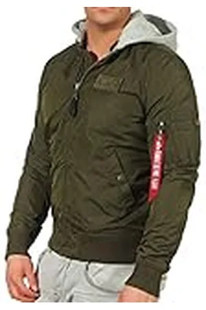 Alpha Industries MA-1 TT Chaqueta Bomber, Verde (Dark Green-257), M para Hombre