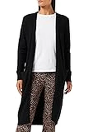 VILA Clothes Viril L/s Long Knit Cardigan-Noos, Chaqueta Punto Mujer, , 34 (Talla del Fabricante: X-Small)