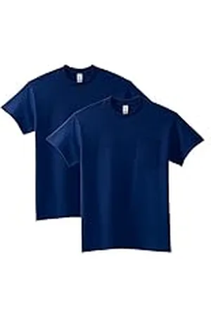 Gildan Ultra Cotton T-Shirt with Pocket, Style G2300, 2-Pack Camisa, , L (Pack de 2) para Hombre