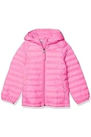 Amazon Chaqueta Acolchada con Capucha, Plegable, Ligera y Resistente a la Lluvia Niña, , 6-7 años