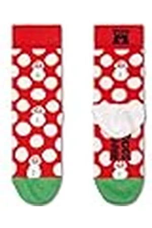 Happy Socks Big Dot Snowman Crew Socks EU 13-21