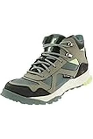 Timberland Lincoln Peak Lite Mid F/L Wp, Botas Chukka Mujer, Multicolor (Md Grey Lthr W Grn), 39.5 EU