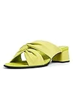 Camper Katie Sandal K201348, Sandalia de tacón Mujer, Verde 007, 39 EU