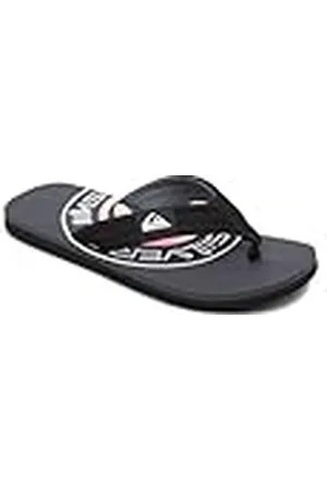 Quiksilver Molokai Layback Sandalia, Multicolor (Grey/Green/Grey), 44 para Hombre