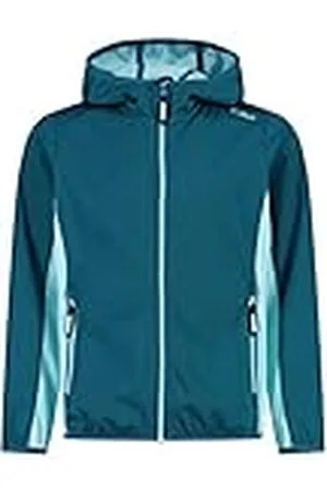CMP Chaqueta softshell ligera para niños con capucha fija, , 164