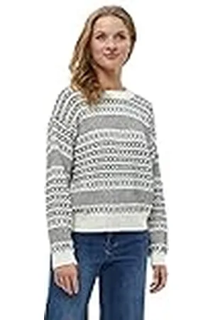 DESIRES Jacka Pullover, Jersey para Mujer, Multicolor (0011P GARDENIA PR), L