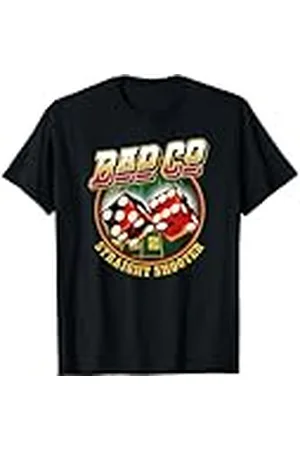 Bad Company Logotipo de dados rectos de Camiseta