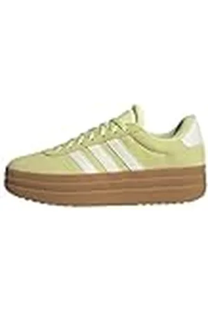 adidas VL Court Bold Shoes, Zapatos Mujer, Ice Yellow/Off White/Lucid Lemon, 44 EU