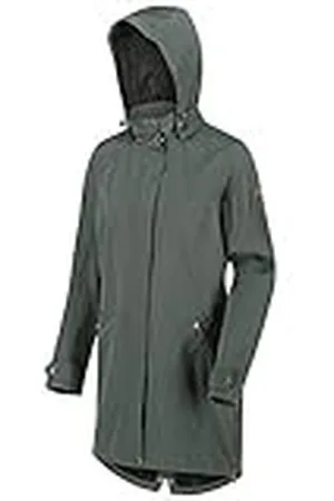 Regatta Alerie - Parka con Capucha Desmontable con Cremallera, Impermeable Y Transpirable, Completamente Forrada, Costuras Selladas Jackets Waterproof Shell, Mujer, , 8