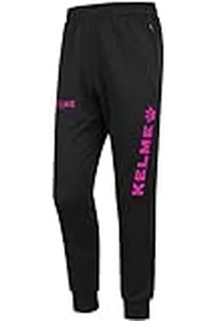 kelme Chandal Global Pantalón Largo, Hombre, Negro/Fucsia, XXL