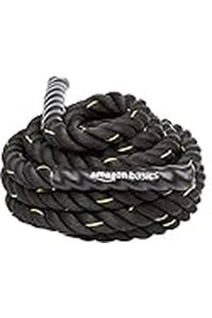 AmazonBasics Cuerda de batalla para entrenamiento pesado, de 3,8 cm x 9 m