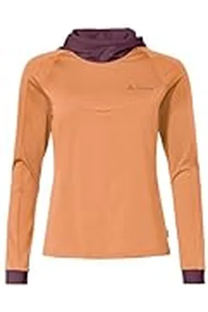 Vaude Camiseta para Mujer Qimsa LS II, Color Naranja Dulce, Talla 46 EU