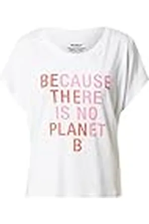 ECOALF Camiseta Mujer Rialf, de Algodón Orgánico y Reciclado, con Cuello Redondo, Camiseta sin Mangas, Transpirable y Cómoda, T-shirt con Texto Impreso, Talla XL, Color
