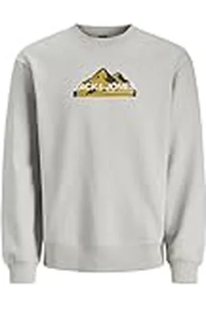 JACK & JONES Jcomountain Logo Sudadera con Cuello Redondo, Alta Gama, S para Hombre