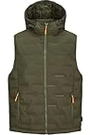 JACK & JONES Jcosonic Bodywarmer Hood Chaleco, Forest Night, XL para Hombre