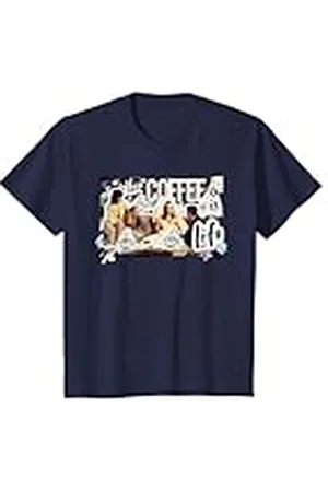 Friends Niños Amigos cuando el café es la vida Escena central Perk Kids Camiseta