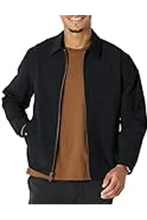 Amazon Chaqueta Bomber Elástica, Ligera y Holgada con Cremallera Hombre, , M