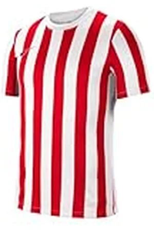 Nike Dri-FIT Division IV Jersey De Manga Corta, Hombre, Blanco/Universidad Roja/Negro, S