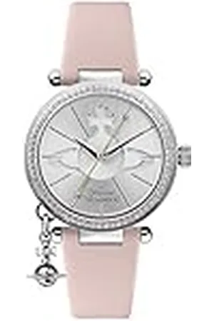 Vivienne Westwood Reloj Analógico para Mujeres de Cuarzo con Correa en Cuero VV006SLPK
