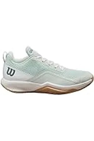 Wilson Rush Pro Lite, Tennis Shoe Mujer, Opal Blue/White/Safari, 37 1/3 EU