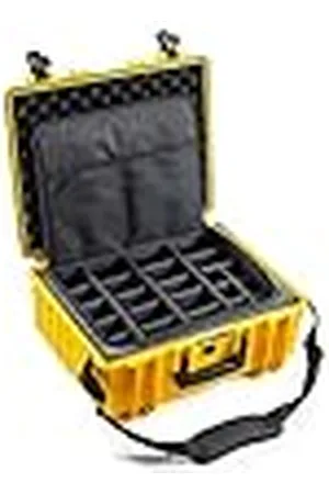 B&W International 6000 - Maletín de Transporte para Exteriores, Color , con Bolsa de Fotos, Impermeable según certificación IP67, Resistente al Polvo, irrompible e Indestructible