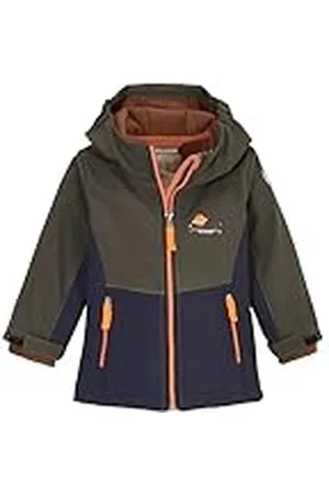 Killtec Niños Chaqueta softshell/chaqueta de exterior con capucha FIOW 5 MNS SFTSHLL JCKT, dunkeloliv, 98/104, 42116-000