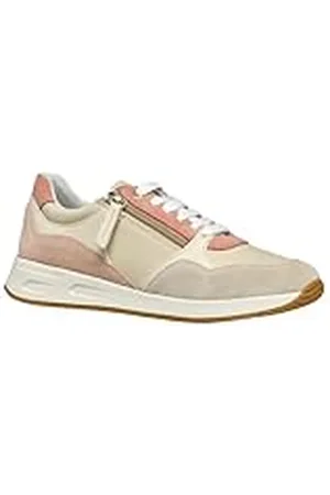 Geox D BULMYA B, Zapatillas Mujer, Papyrus/Lt Taupe, 38 EU