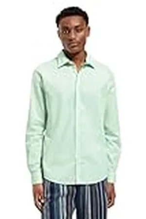 Scotch&Soda Essential Poplin Shirt, Camisa de los Hombres, , Talla S