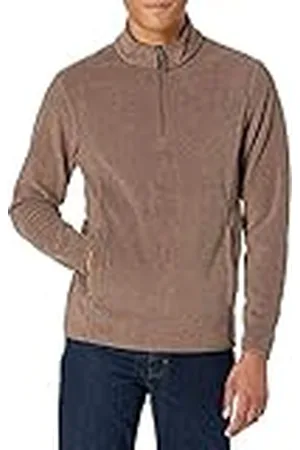 Amazon Chaqueta de Forro Polar con Cremallera de un Cuarto Hombre, , S