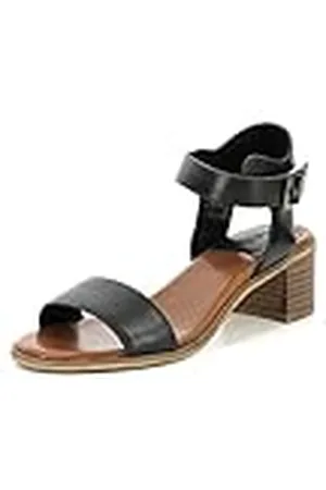 Kickers Volou, Sandalias de Punta Descubierta Mujer, Negro (Noir 82), 38 EU