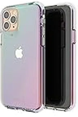 Gear4 Crystal Palace Iridiscent Funda diseñada para iPhone 11 Pro, protección avanzada contra impactos por D3O - Iridiscente