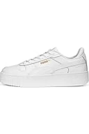 PUMA Carina Street, Sneakers Mujer, White White Gold, 40.5 EU