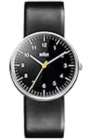 von Braun BN0021BKBKG - Reloj analógico de caballero de cuarzo con correa de piel negra