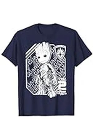 Marvel Guardians Vol. 2 Groot - Camiseta deportiva blanca Camiseta