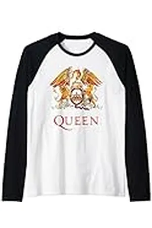 Queen Escudo clásico oficial de la reina Camiseta Manga Raglan