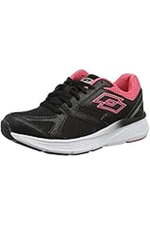 Lotto Speedride 6 VII W, Zapatillas de Gimnasio Mujer, Nero E Rosa Corallo, 37 EU
