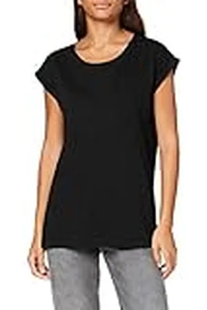 Build Your Brand BY138-Ladies Organic Extended Shoulder tee T-Shirt, , S Women