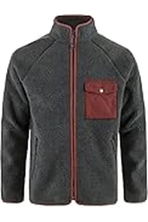 Fjällräven FJALLRAVEN 84158-030-352 Vardag Pile Fleece M Sweatshirt Hombre Dark Grey-Maroon Tamaño L
