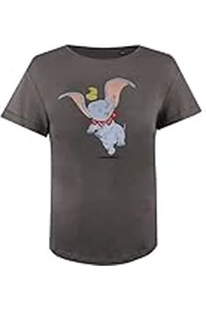 Disney Dumbo Happy Camiseta, , 42 para Mujer