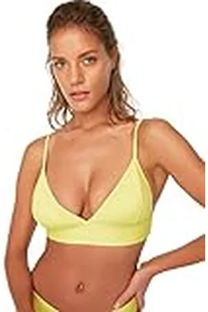 Trendyol Parte Superior de Bikini de Tejido Regular para Mujer Bañadores, , 62