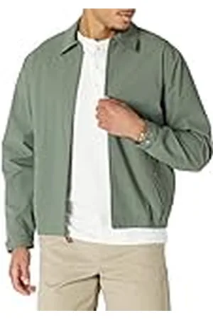 Amazon Chaqueta Bomber Elástica, Ligera y Holgada con Cremallera Hombre, , S