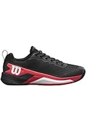 Wilson Rush Pro 4.5, Zapatillas de Tenis Hombre, Black/Infrared/White, 47 1/3 EU