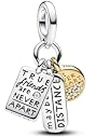 PANDORA Charm colgante triple 763436C01 amistad
