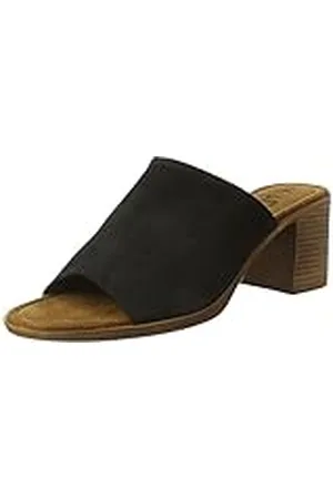 QS by s.Oliver 27303, Mules Mujer, Negro (Black 001), 40 EU