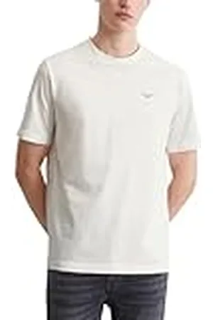 Marc O’ Polo Marc OߴPolo Denim Hombre Camiseta de algodón orgánico Regular fit, Blanco Sucio (Egg White), M