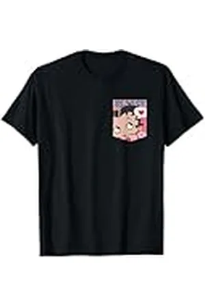 Betty Boop Parche de bolsillo estilo atrevido de Camiseta