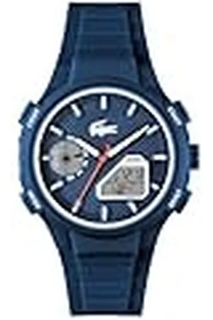 Lacoste Reloj de Cuarzo Multifuncional Analógico-Digital para hombre Colección LC33 Collection con Correa en silicona